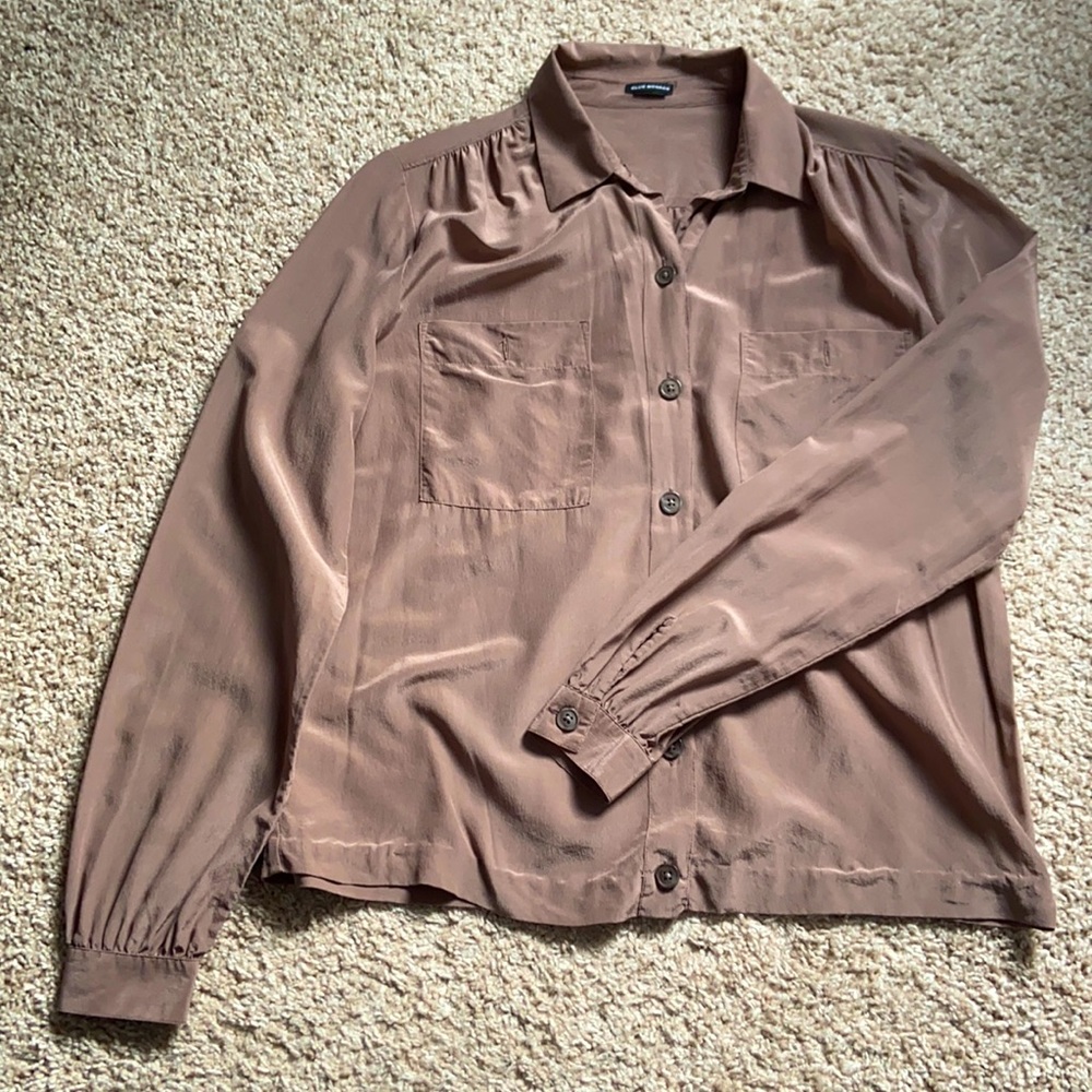 CLUB MONACO 100% SILK BLOUSE